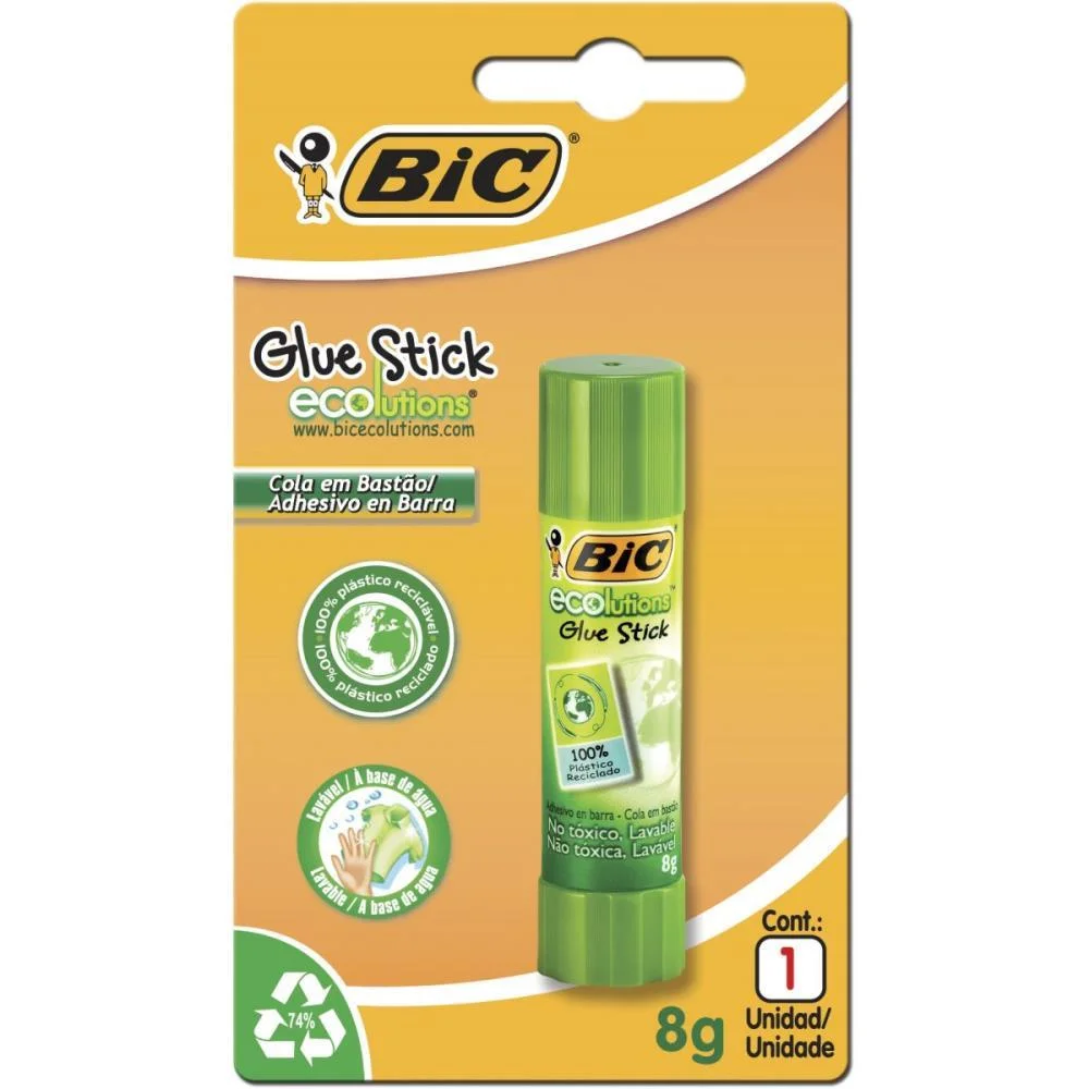 Cola Em Bastao Ecolutions 08G Bic (Blister) - imagem 2