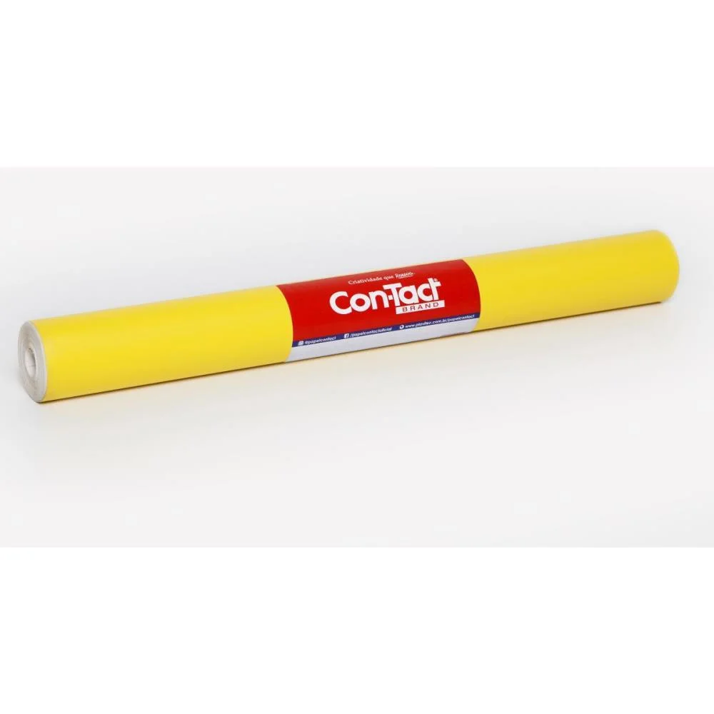 Contact Liso 45Cmx10M Opaco Amarelo Contact (Rolo) - imagem 2