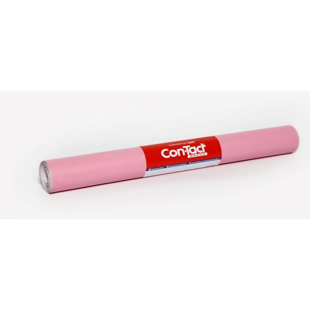 Contact Liso 45Cmx10M Opaco Rosa Claro Contact (Rolo) - imagem 2