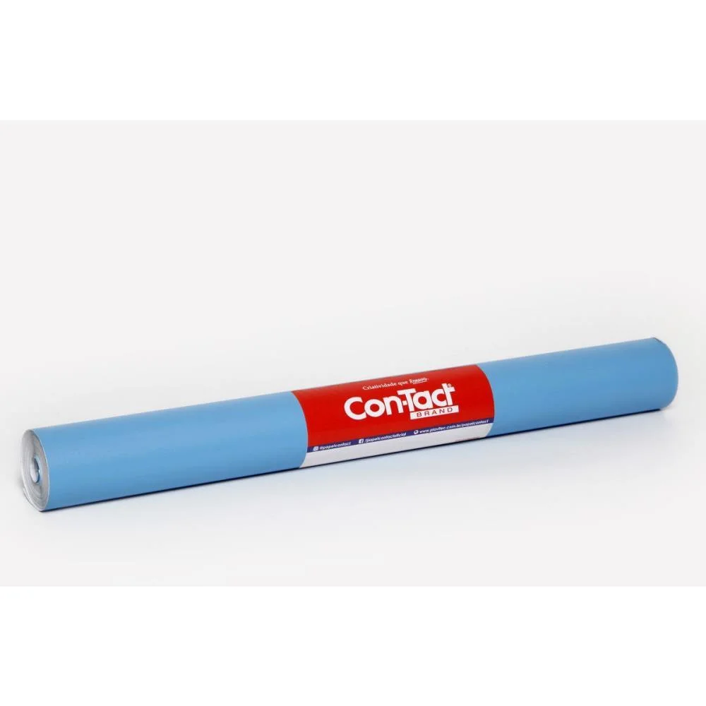 Contact Liso 45Cmx10M Opaco Azul Celeste Contact (Rolo) - imagem 3