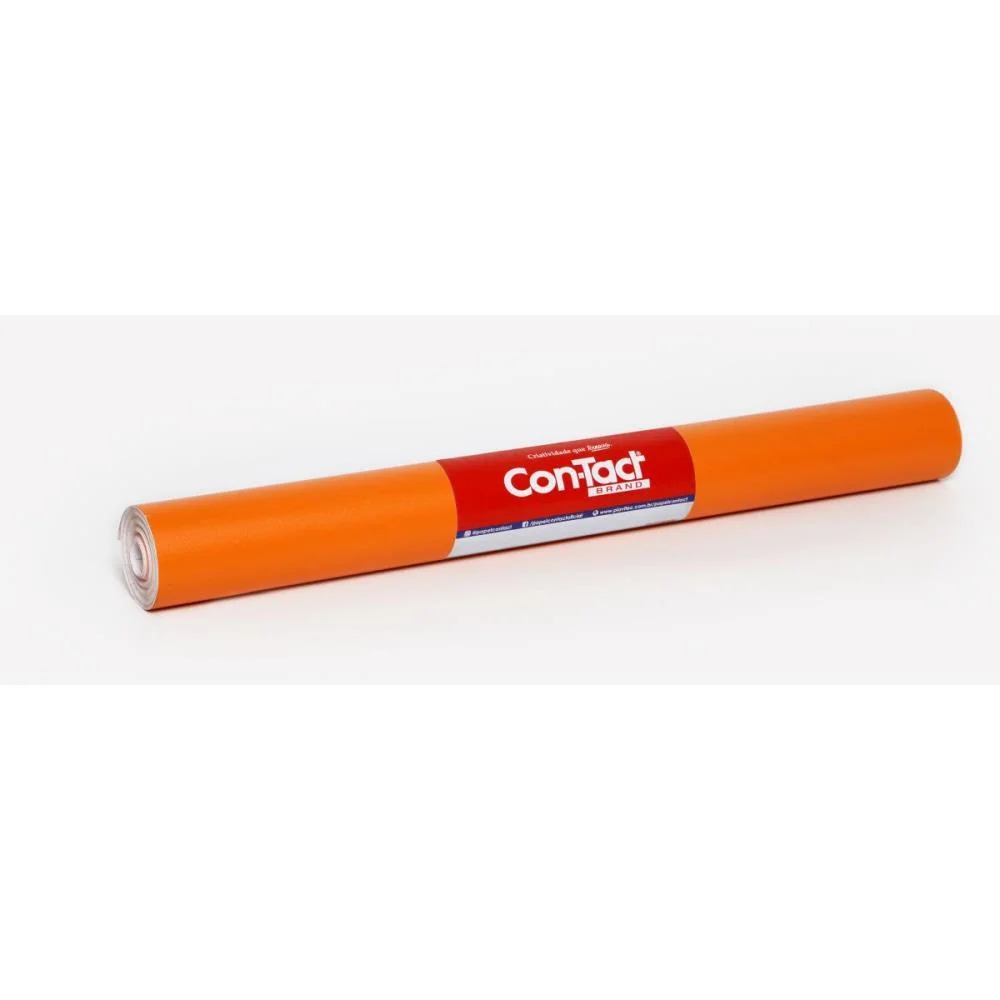 Contact Liso 45Cmx10M Opaco Laranja Contact (Rolo) - imagem 3