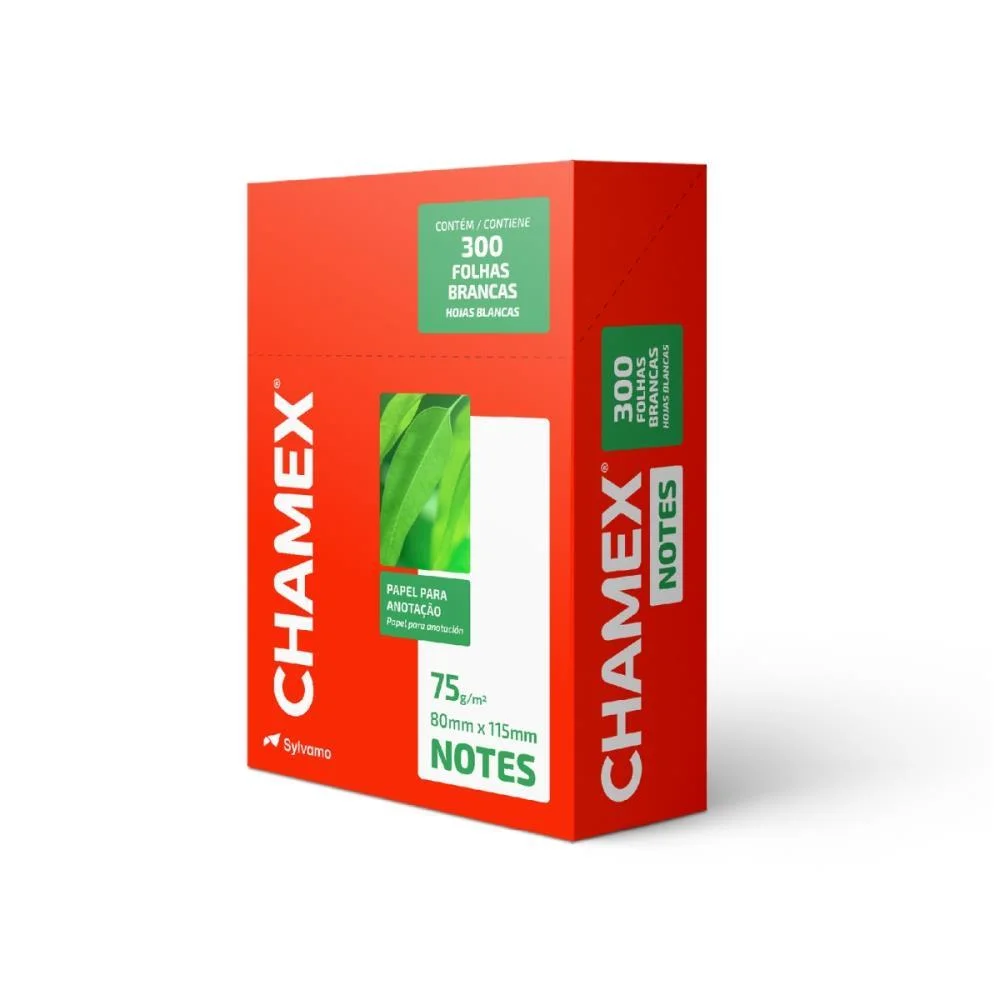 Bloco De Anotacoes Chamex Notes 80X115Mm 300Fls. Chamex (Caixinha) - imagem 3
