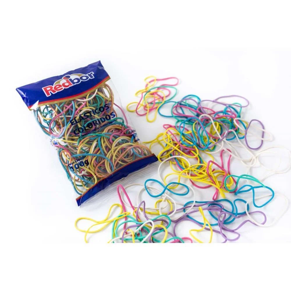 Elastico Colorido Super 100G Red Bor (Unidade) - imagem 5