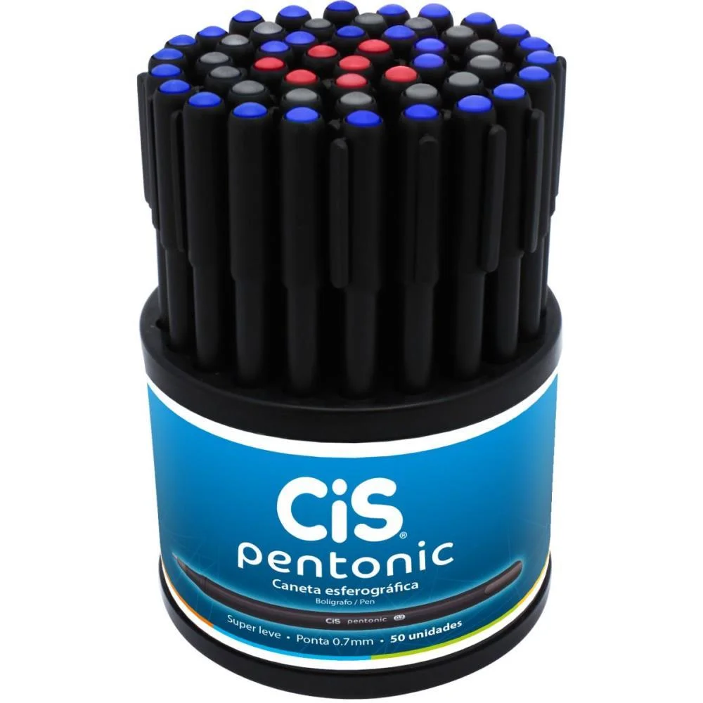 Caneta Esferografica Cis Pentonic 0,7Mm 3 Cores Sor Sertic (Dp.c/50) - imagem 2