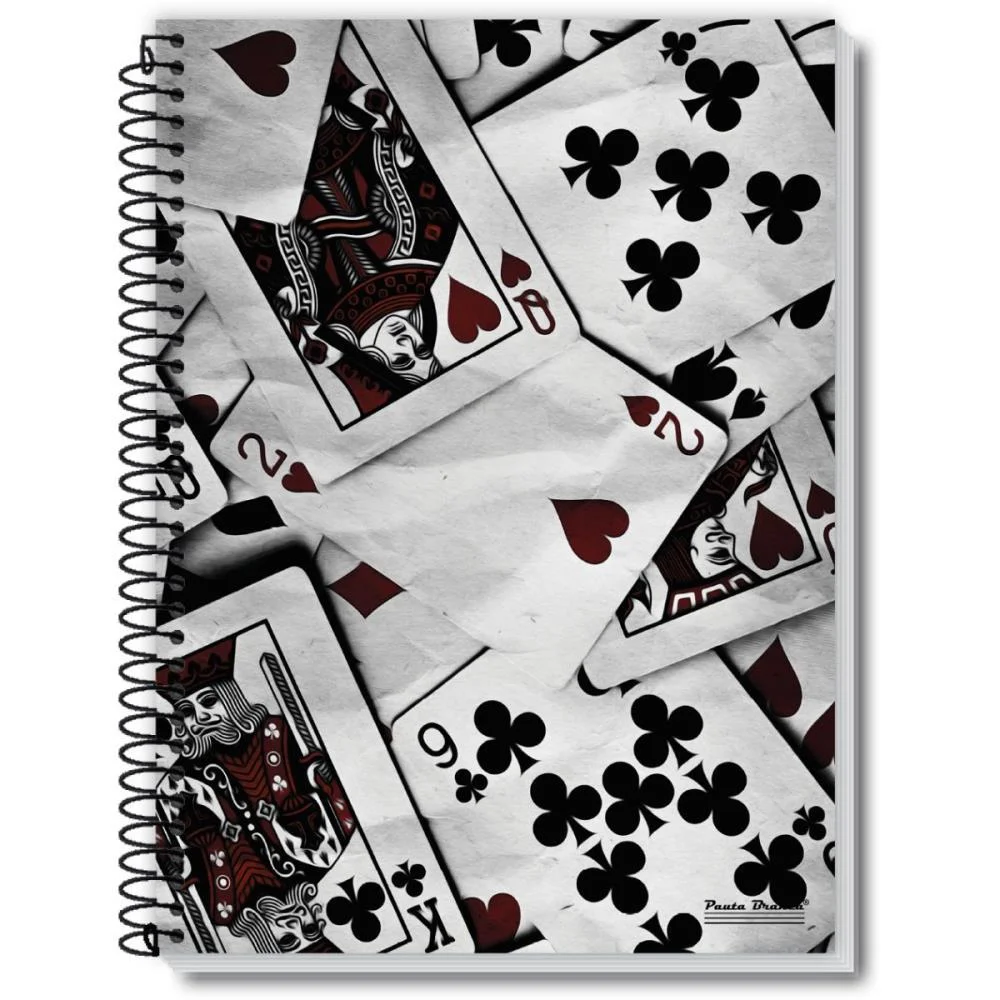 Caderno Espiral 1/4 Capa Dura Rox Masculino 96Fls. Pauta Branca (Pct.c/05) - imagem 2