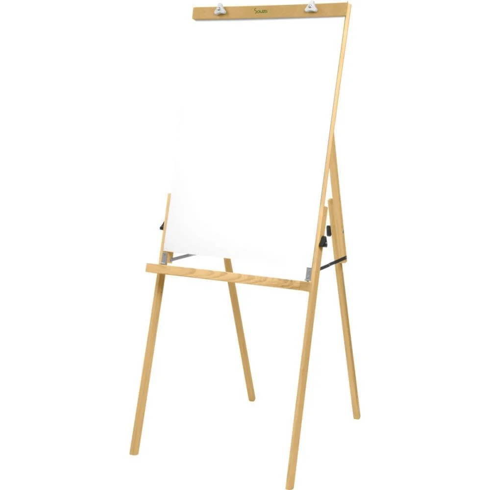 Cavalete Para Flip-Chart Compacto Branco Pinus Luxo Souza (Unidade) - imagem 2