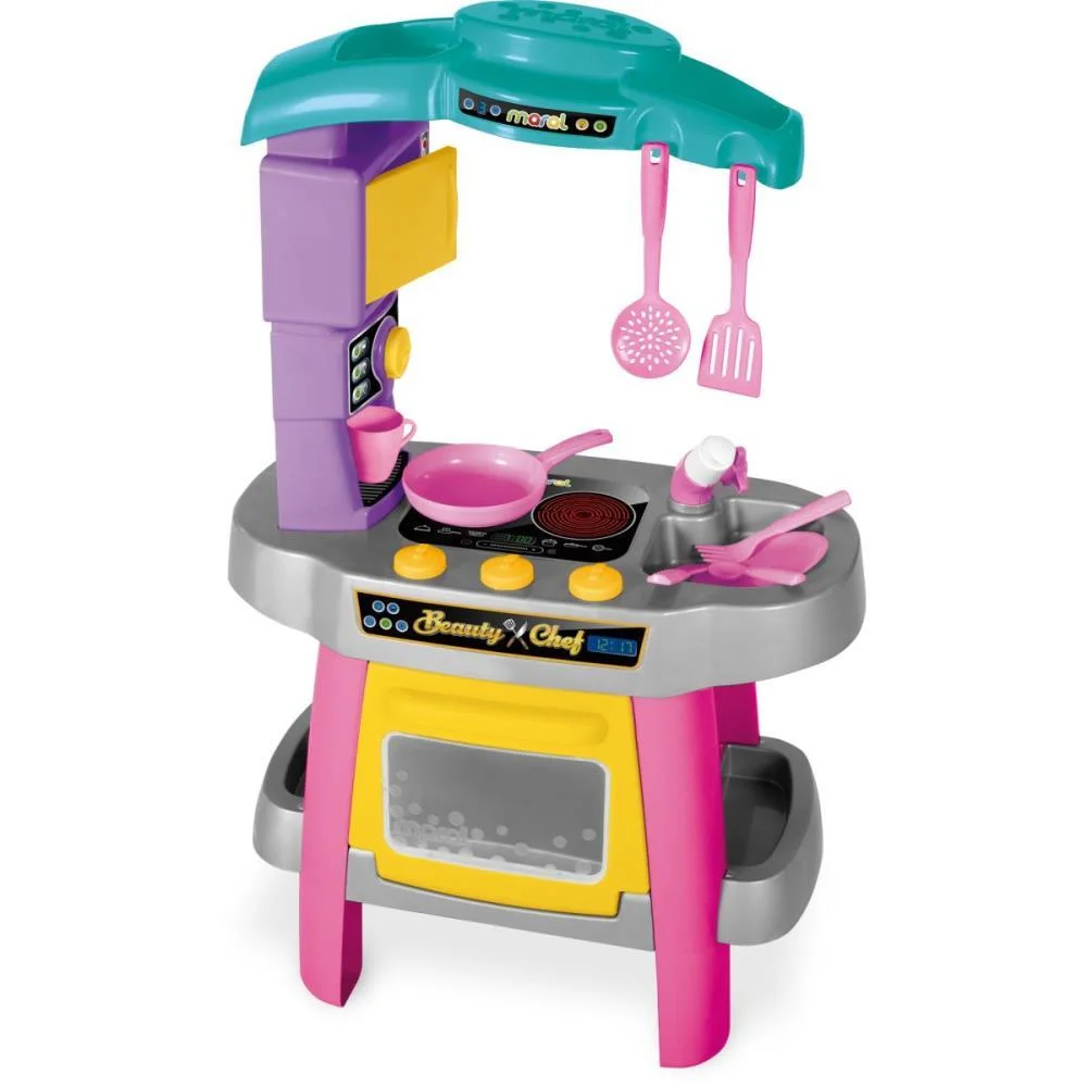 Brincando De Casinha Cozinha Beauty Chef Rosa Maral (Unidade) - imagem 5