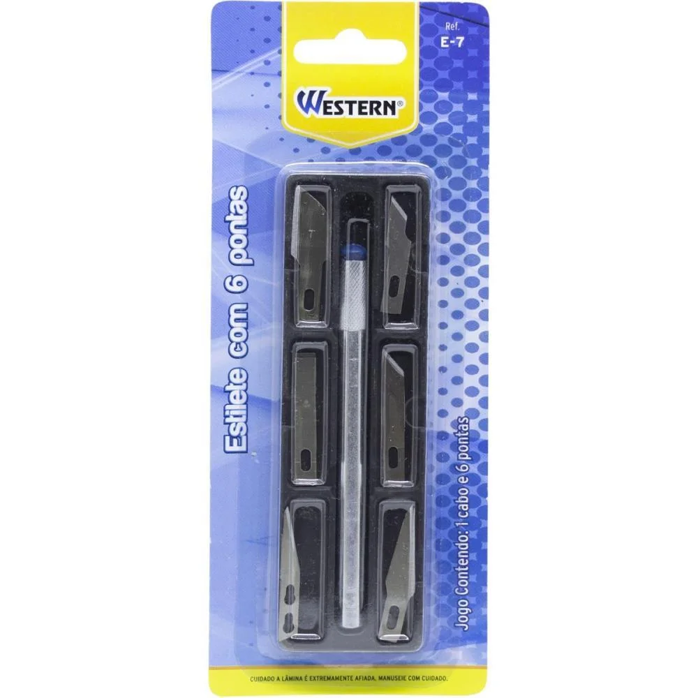 Estilete Especial Precisao 6 Pontas 13Cm Western (Blister) - imagem 2