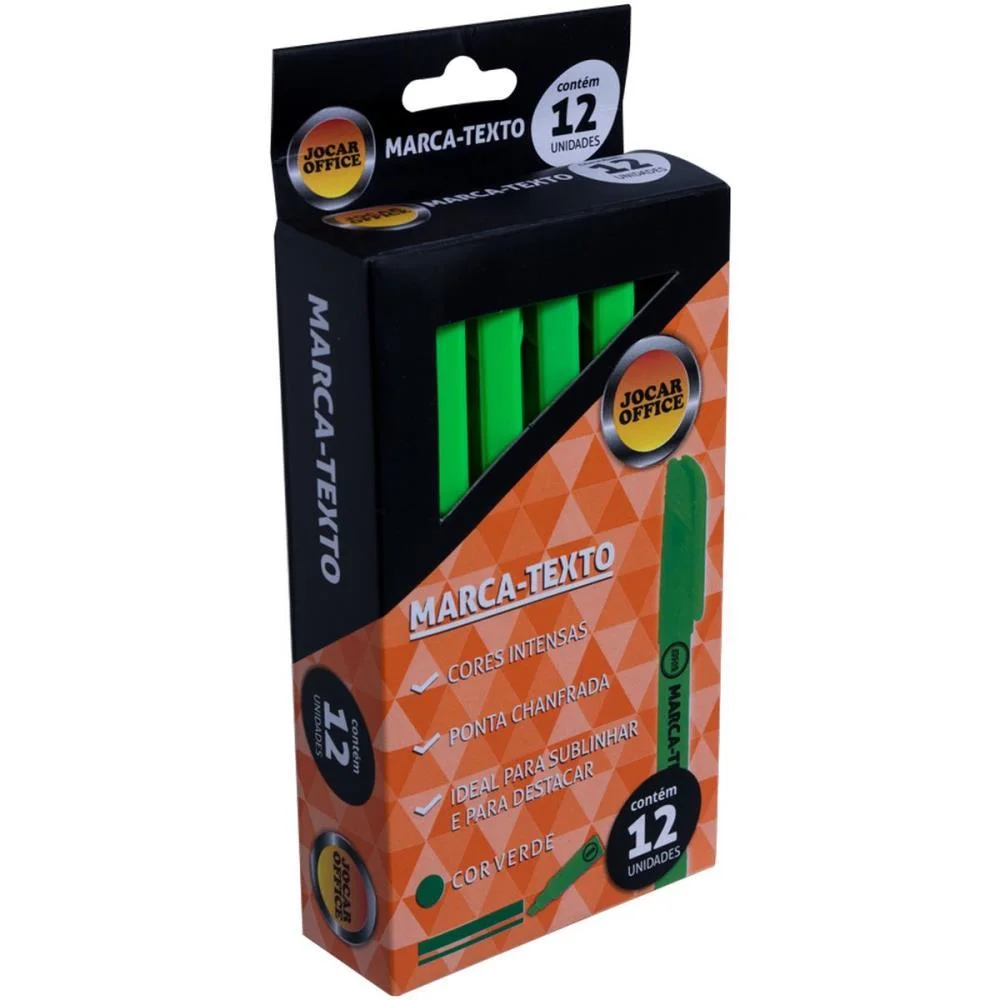 Caneta Marca Texto Jocar Verde Leonora (Cx.c/12) - imagem 3