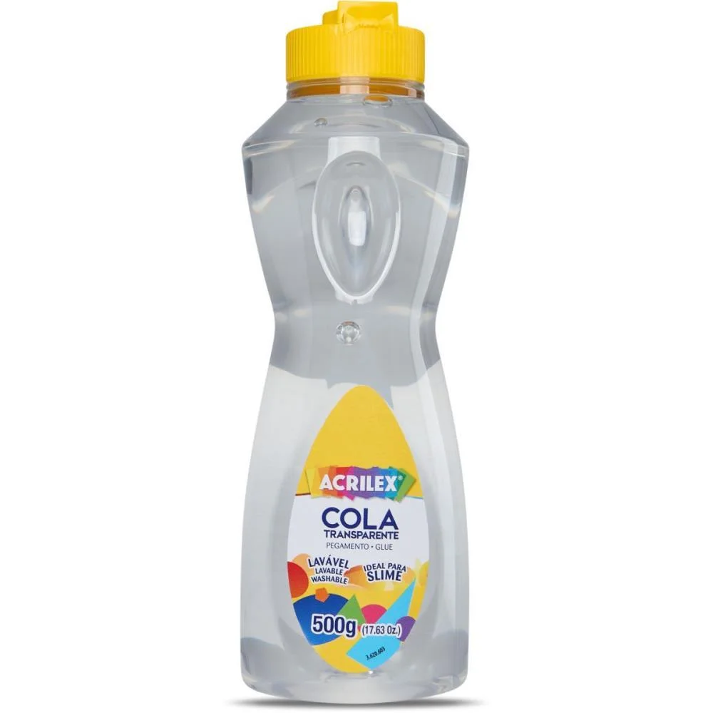 Cola Escolar Transparente 500G. Acrilex (Pct.c/04) - imagem 2
