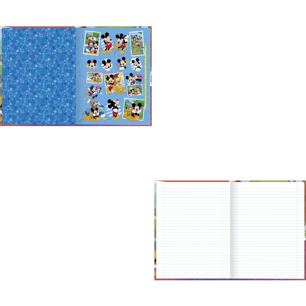 Caderno Brochurao Capa Dura Mickey 80Fls. Tilibra (Pct.c/05) - imagem 4