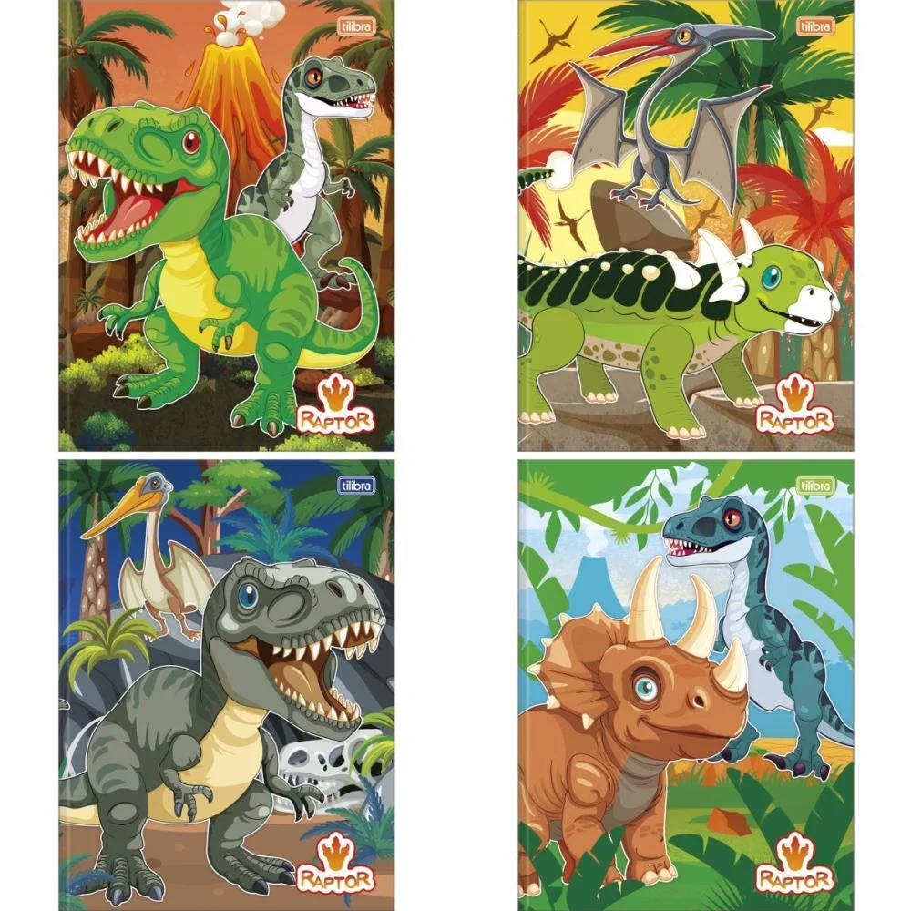 Caderno Brochurao Capa Dura Raptor 80Fls. Tilibra (Pct.c/05) - imagem 4