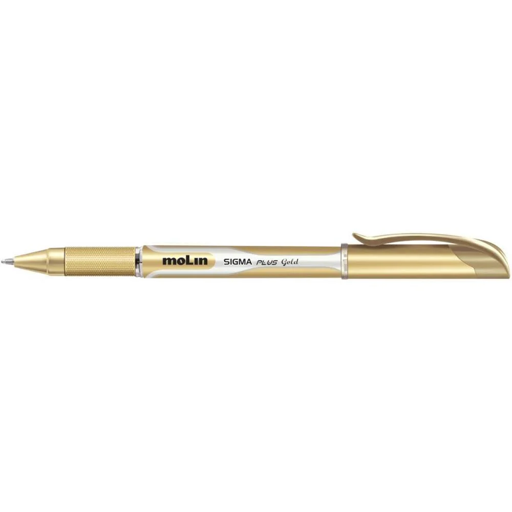 Caneta Esferografica Sigma Gold 1.0Mm Azul Molin (Dp.c/24) - imagem 4