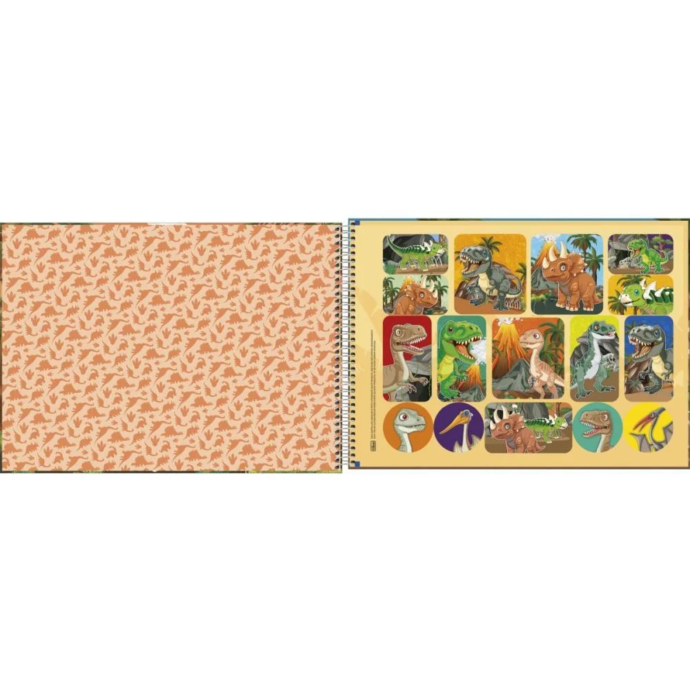 Caderno Desenho Univ Capa Dura Raptor 80Fls. Tilibra (Pct.c/04) - imagem 3