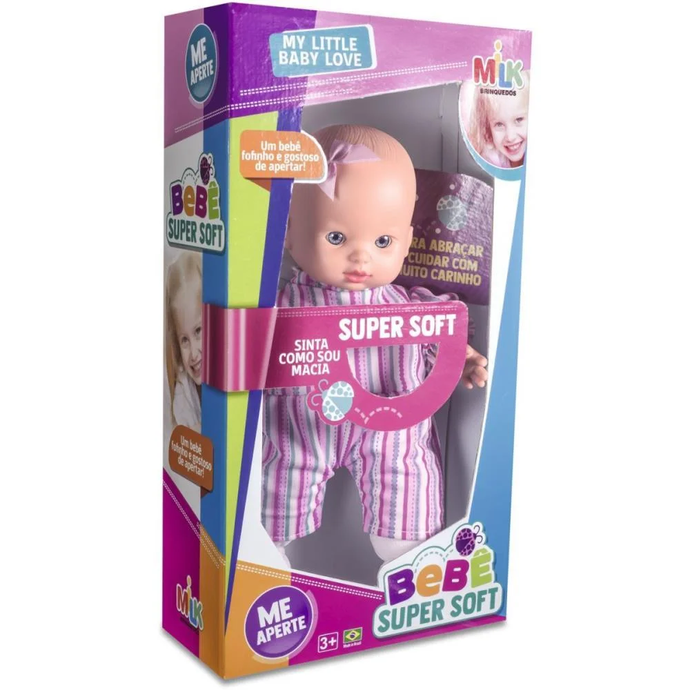 Boneca Bebe Super Soft 30Cm Milk (Unidade) - imagem 4