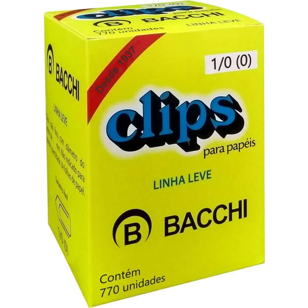 Clipe Galvanizado Aco 1/0 Linha Leve C/770 Unid. Bacchi (Caixa) - imagem 3