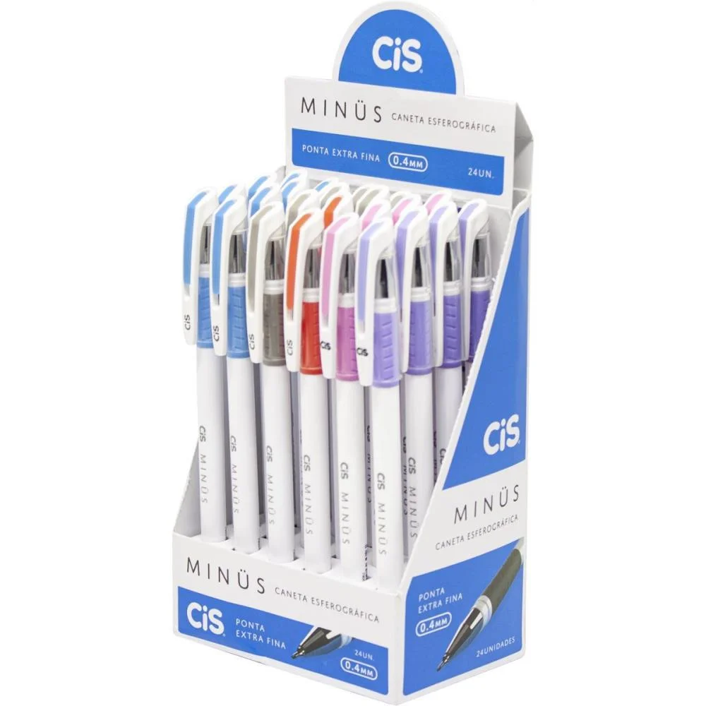 Caneta Esferografica Cis Minus 0,4Mm Cores Sort Sertic (Dp.c/24) - imagem 4