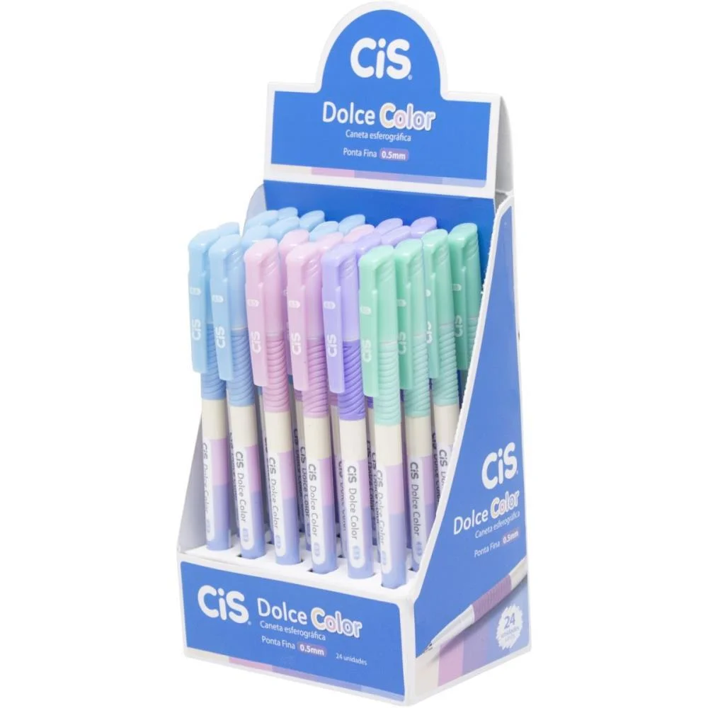 Caneta Esferografica Cis Dolce Color 0,5Mm Core Sor Sertic (Dp.c/24) - imagem 2