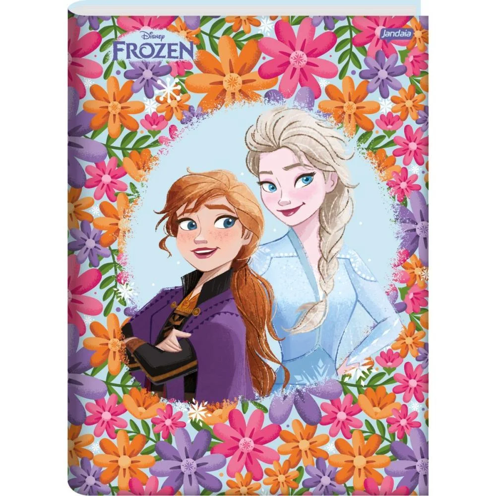 Caderno Brochurao Capa Dura Frozen 80Fls. Jandaia (Pct.c/05) - imagem 7