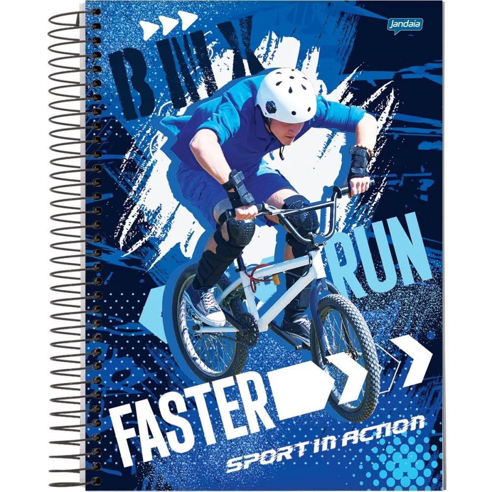 Caderno 15X1 Capa Dura Sport 240Fls. Jandaia (Pct.c/02) - imagem 4