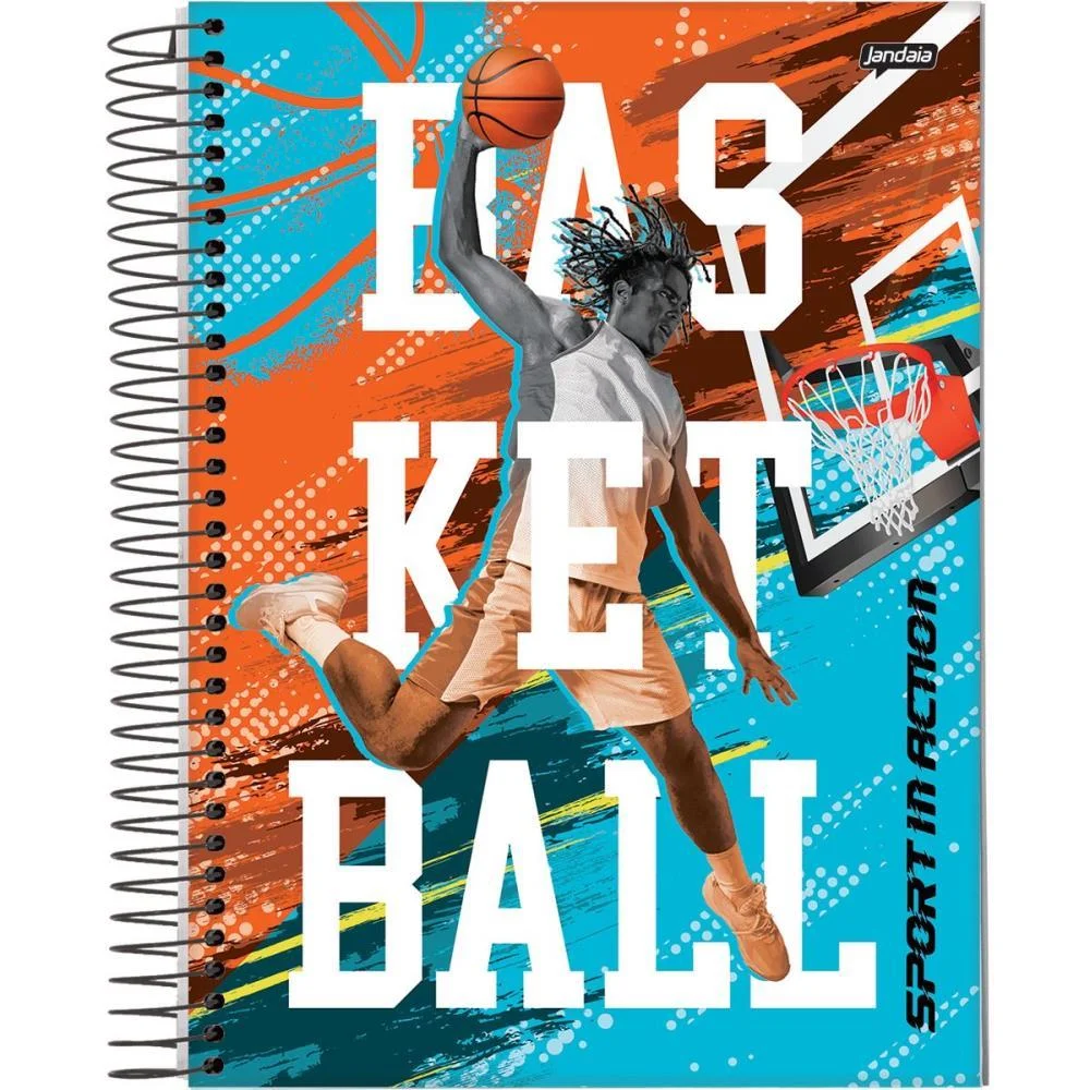 Caderno 15X1 Capa Dura Sport 240Fls. Jandaia (Pct.c/02) - imagem 5