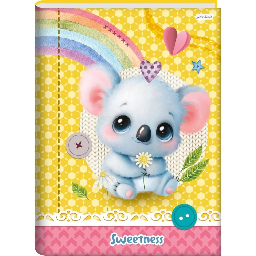 Caderno Brochurao Capa Dura Sweetness 80Fls. Jandaia (Pct.c/05) - imagem 5