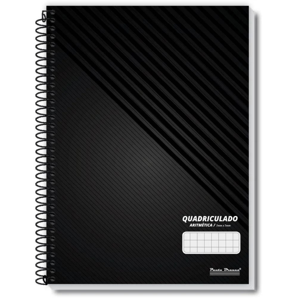 Caderno Quadriculado Univers. 7X7Mm 80F Espiral Office Cd Pauta Branca (Pct.c/05) - imagem 3