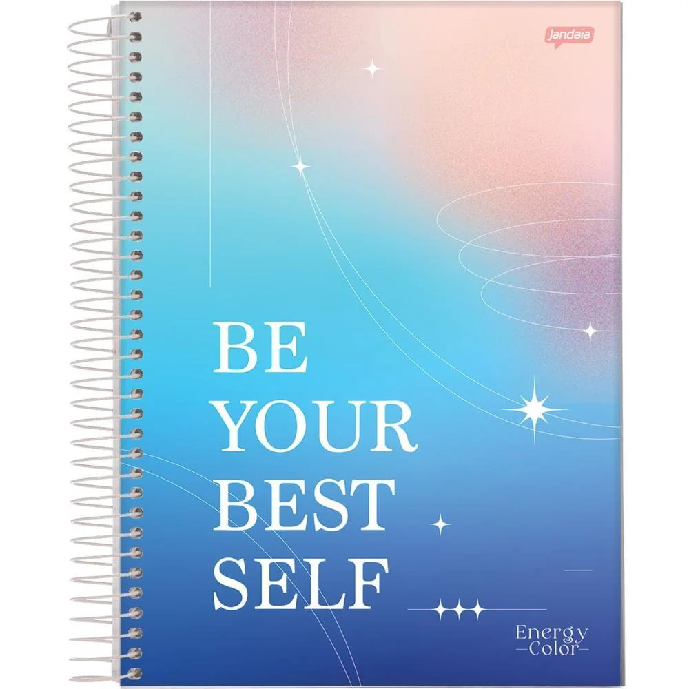 Caderno 01X1 Capa Dura Energy Color 80Fls. Jandaia (Pct.c/04) - imagem 3