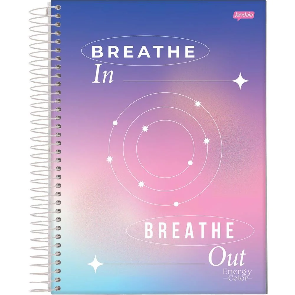 Caderno 10X1 Capa Dura Energy Color 160Fls. Jandaia (Pct.c/04) - imagem 6