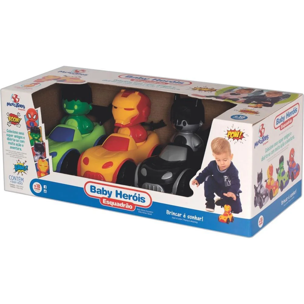 Brinquedo Para Bebe Baby Herois Esquadrao Merco Toys (Unidade) - imagem 7