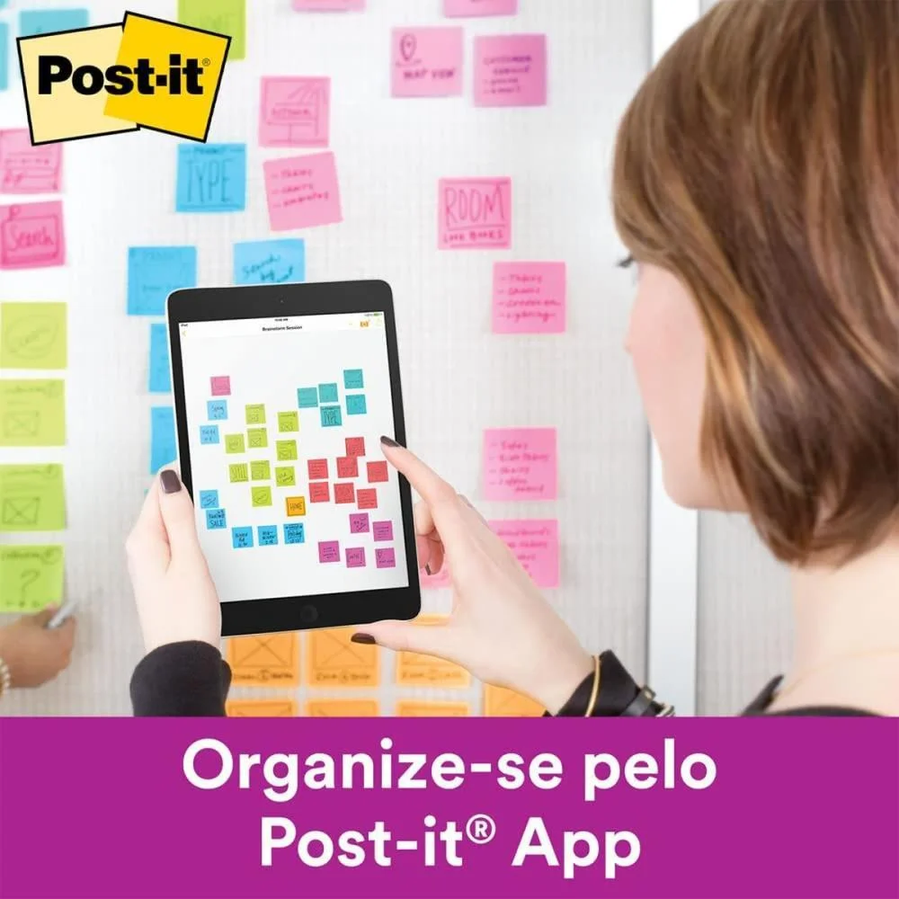 Bloco De Recado Post-It 76X76Mm Pink 90Fls. 3M (Unidade) - imagem 5