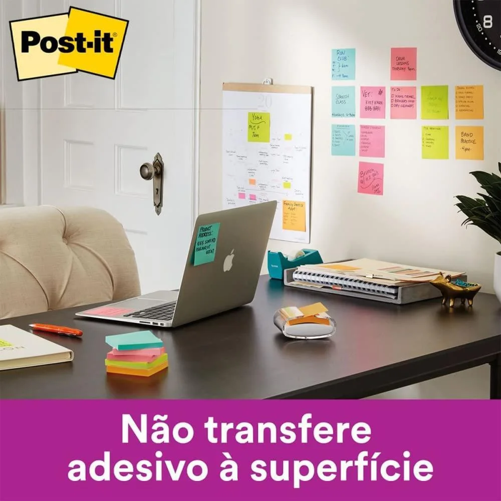 Bloco De Recado Post-It 76X76Mm Pink 90Fls. 3M (Unidade) - imagem 6