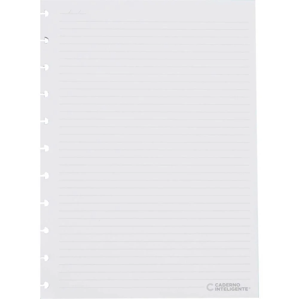 Caderno Inteligente Refil Grande Pautado 90G. 50Fls. Caderno Inteligente (Pacote) - imagem 2
