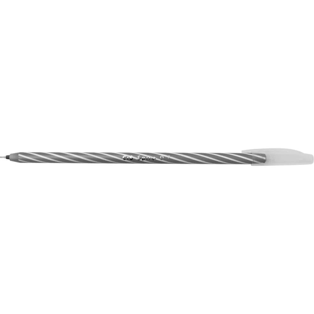 Caneta Esferografica Cis Spiro 0,7Mm Az/Pt Bl.c/2 Sertic (Blister) - imagem 3