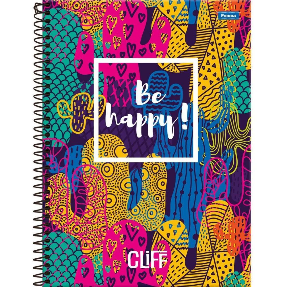 Caderno 01X1 Capa Dura Cliff Feminino 80Fls. Foroni (Pct.c/04) - imagem 7