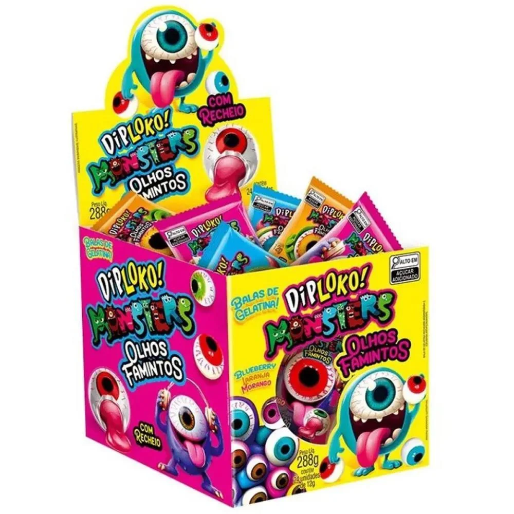 Doce Olhos Famintos Recheado Danilla Foods (Dp.c/24) - imagem 4