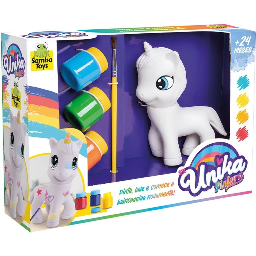 Boneco E Personagem Unika Pintura Lavavel Samba Toys (Unidade) - imagem 3