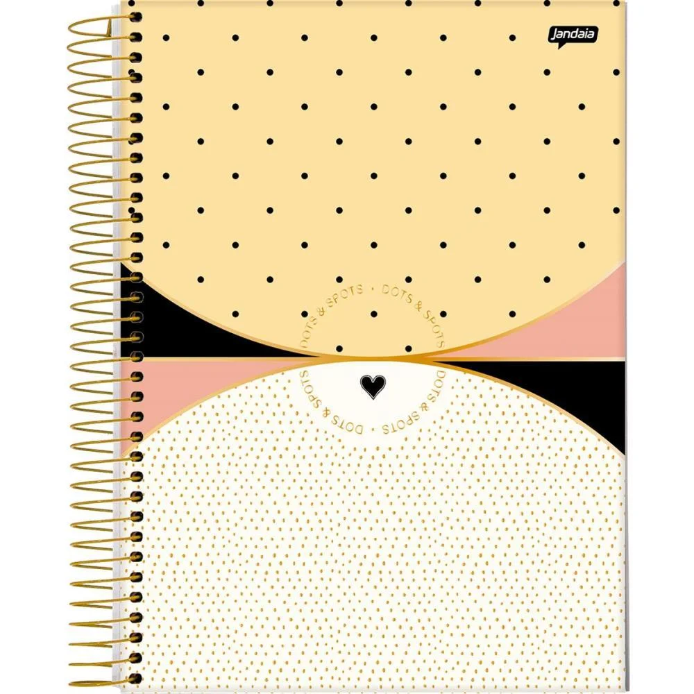 Caderno 10X1 Capa Dura Dots Spots 160Fls. I.a Jandaia (Pct.c/04) - imagem 6