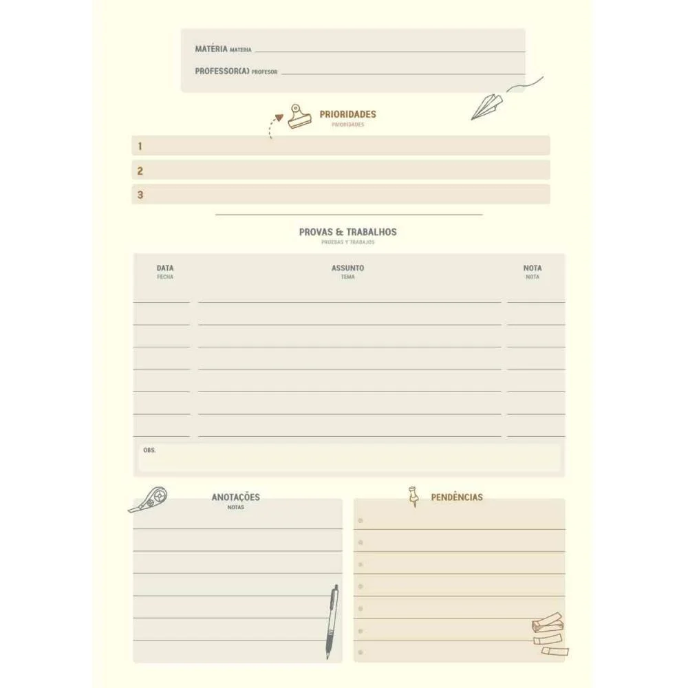 Caderno 10X1 Capa Dura Kraft Gold 160Fls. I.a Jandaia (Pct.c/04) - imagem 11
