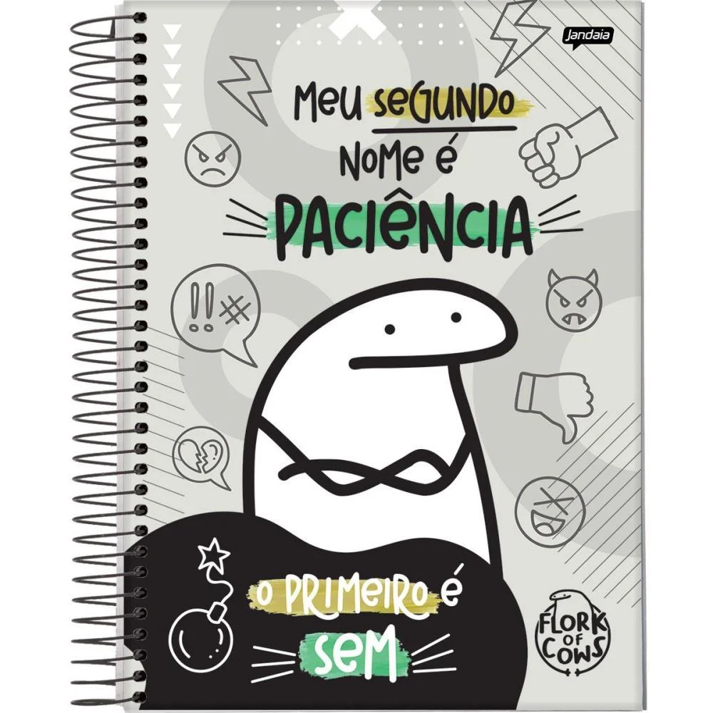 Caderno 10X1 Capa Dura Flork 160Fls. I.a Jandaia (Pct.c/04) - imagem 5