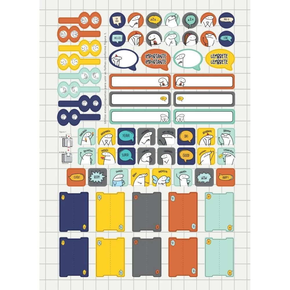 Caderno 10X1 Capa Dura Flork 160Fls. I.a Jandaia (Pct.c/04) - imagem 10