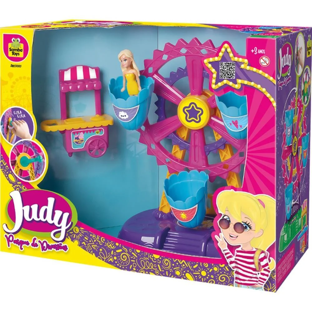 Cenario Tematico (Playset) Parque Da Judy Roda Gigante Samba Toys (Unidade) - imagem 4