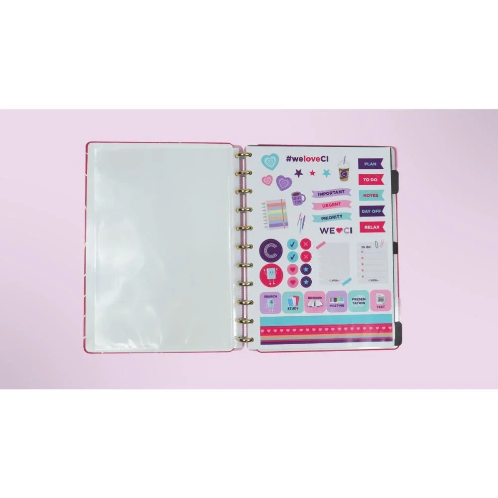 Caderno Inteligente Grande Golden Love 80Fls 215X280Mm Caderno Inteligente (Unidade) - imagem 3