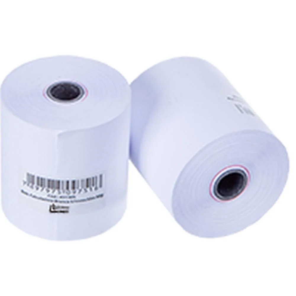 Bobina Calculadora 57Mmx30M 56G 1 Via Branca Rio Branco Bobinas (Cx.c/30) - imagem 4