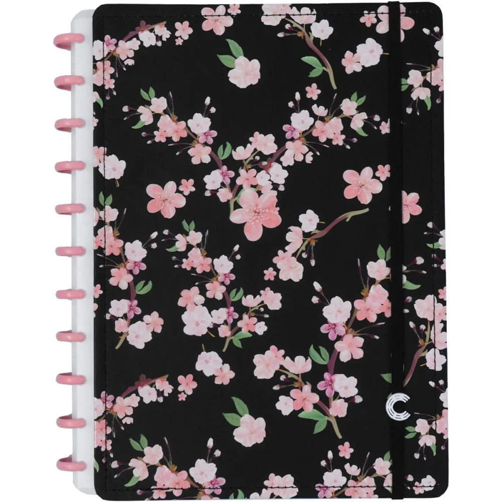Caderno Inteligente Grande Rose Black By Gocase 80Fls Caderno Inteligente (Unidade) - imagem 2