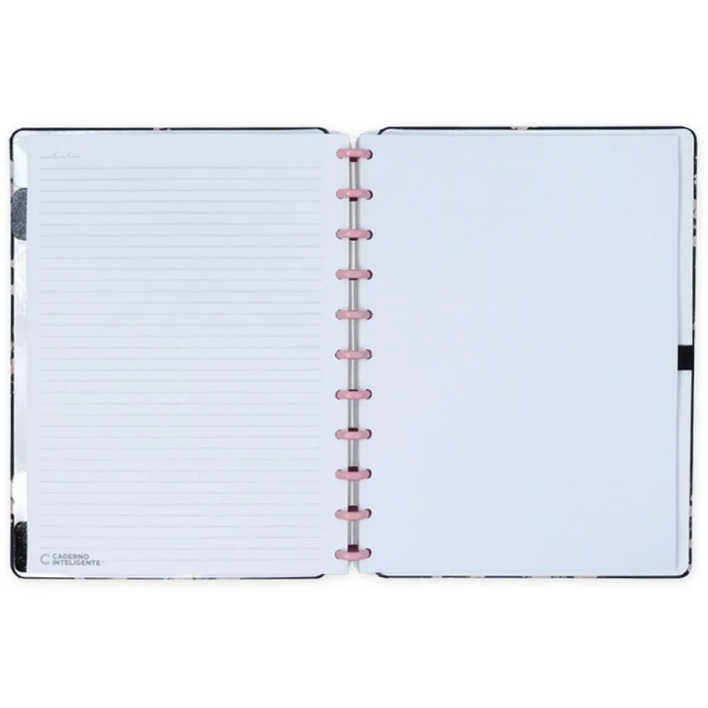 Caderno Inteligente Grande Rose Black By Gocase 80Fls Caderno Inteligente (Unidade) - imagem 3