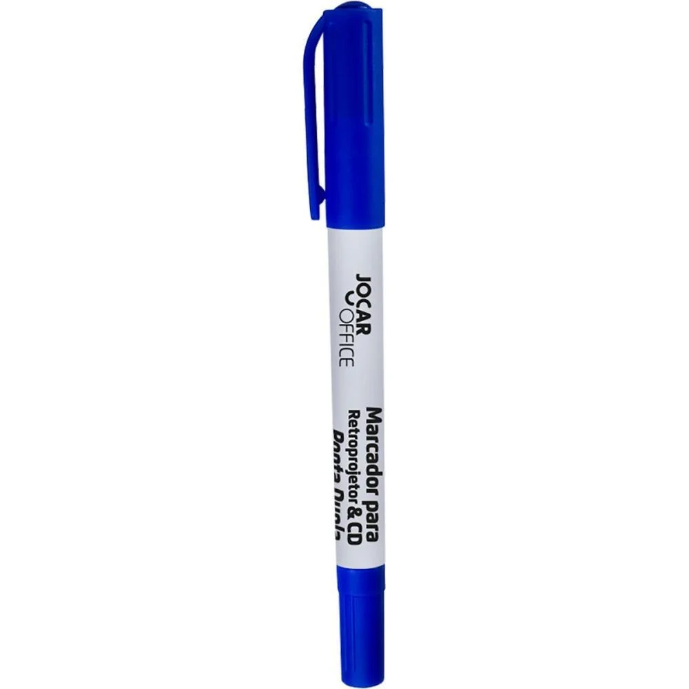 Caneta Para Cd 2.0Mm Jocar Duplo 2Mm/0,4Mm Azul Leonora (Cx.c/12) - imagem 3