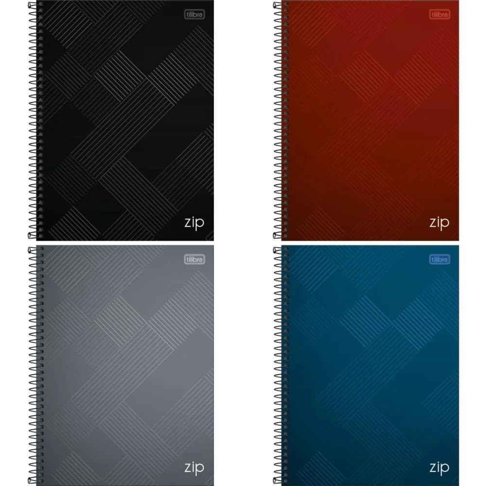 Caderno 10X1 Capa Dura Zip 160Fls. Tilibra (Pct.c/04) - imagem 3
