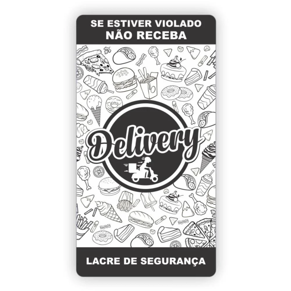 Etiqueta Adesiva Delivery Lacre Seguranc75X40Mm Grespan (Rl.c/1000) - imagem 3