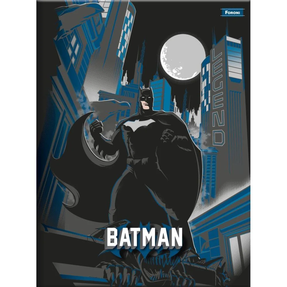 Caderno Brochurao Capa Dura Batman 80Fls. Foroni (Pct.c/05) - imagem 3